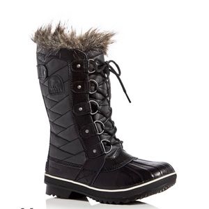 NWT Sorel Tofino II Lace Up Winter Boots Black